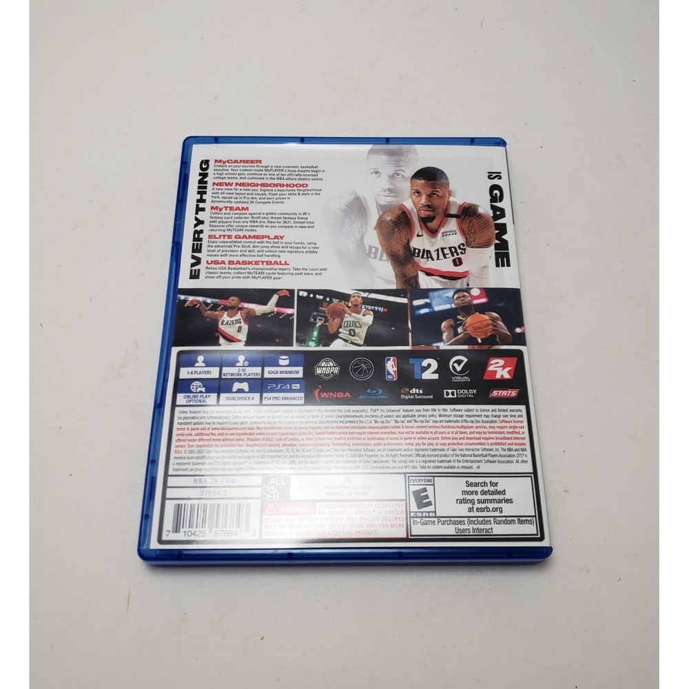 Lillard NBA 2K21 Sony PlayStation 4 PS4 Video Game - Picture 2 of 3